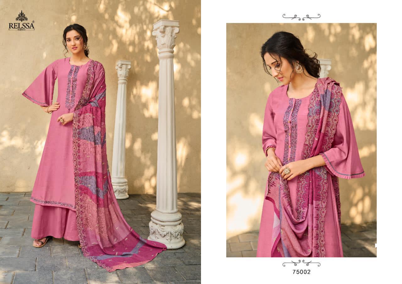 Relssa Fabrics Sajjan Amisha 75002