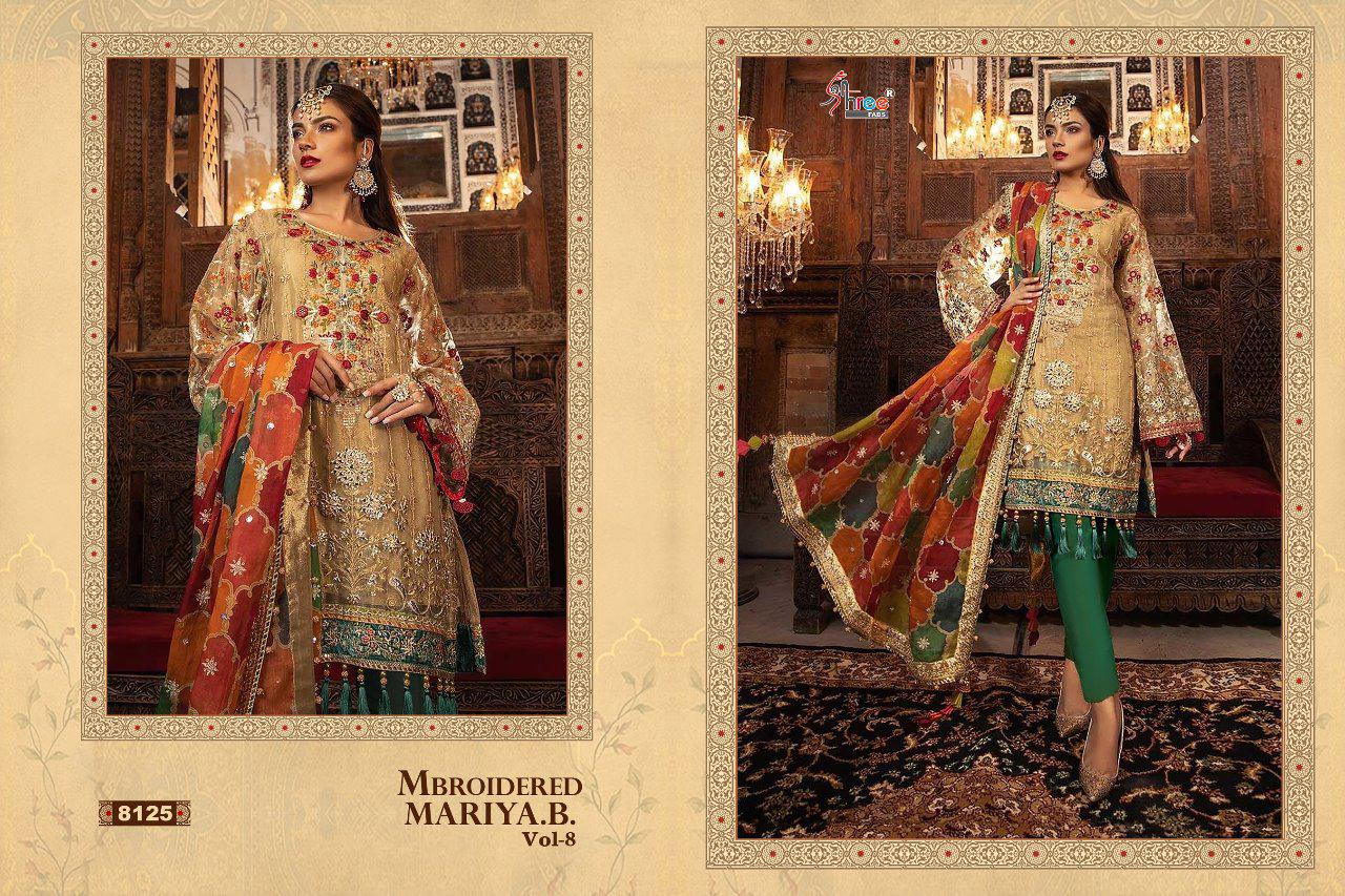 Shree Fab Mbroidered Mariya B 8125