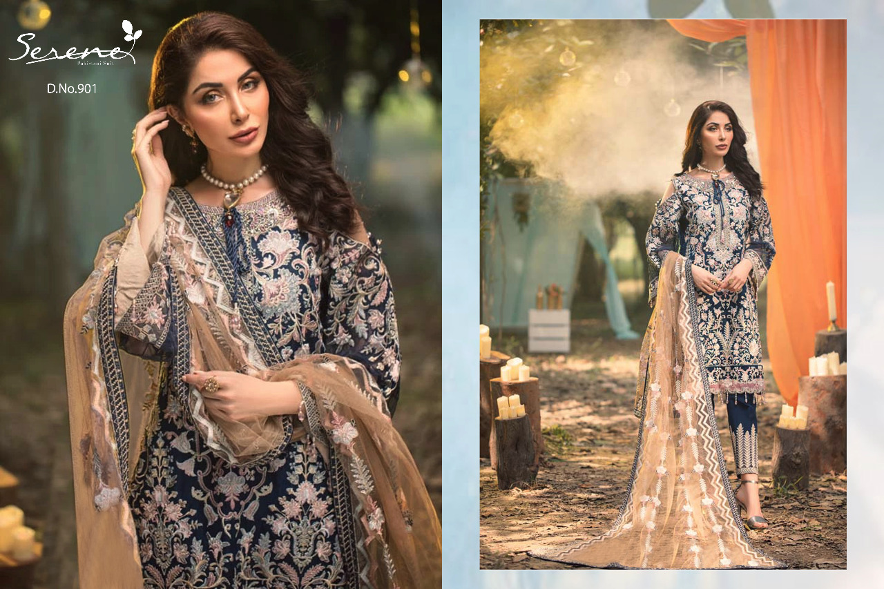 Serene Pakistani Suits Adan's Melody 901