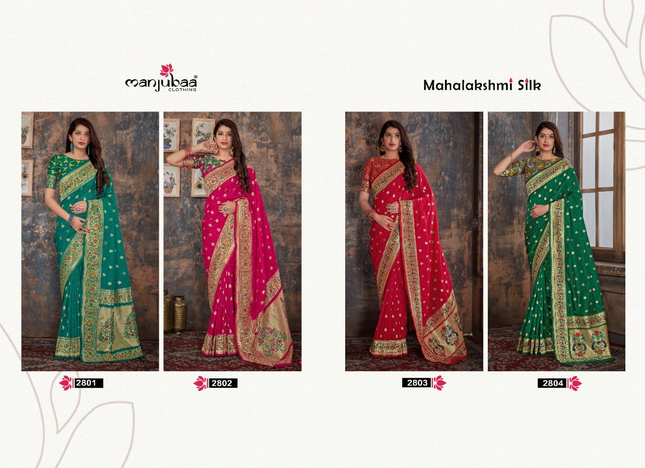 Manjuba Mahalaxmi Silk 2801-2804