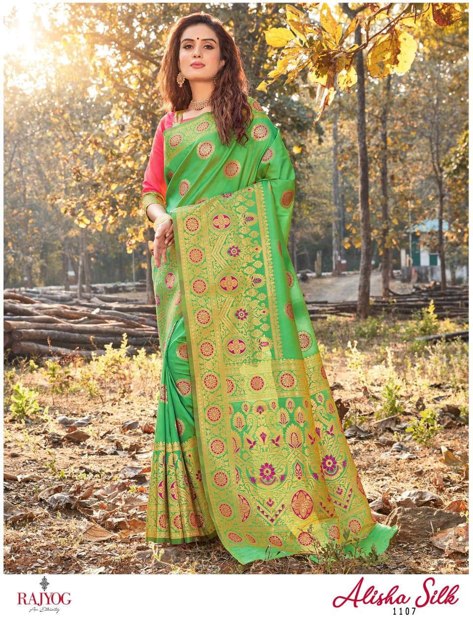 Rajyog Fabrics Alisha Silk 1107