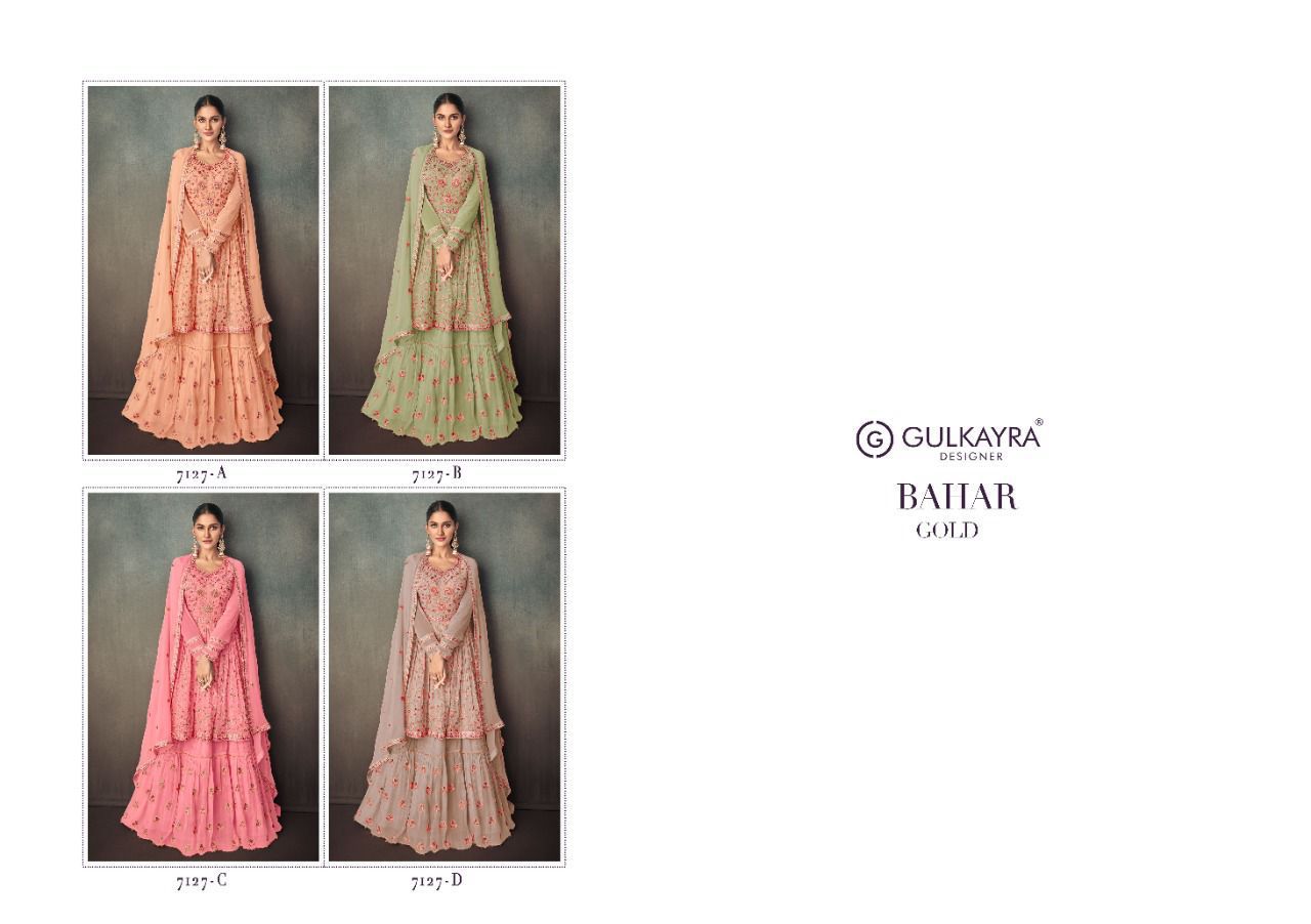 Gulkayra Designer Bahar Gold 7127 Colors 