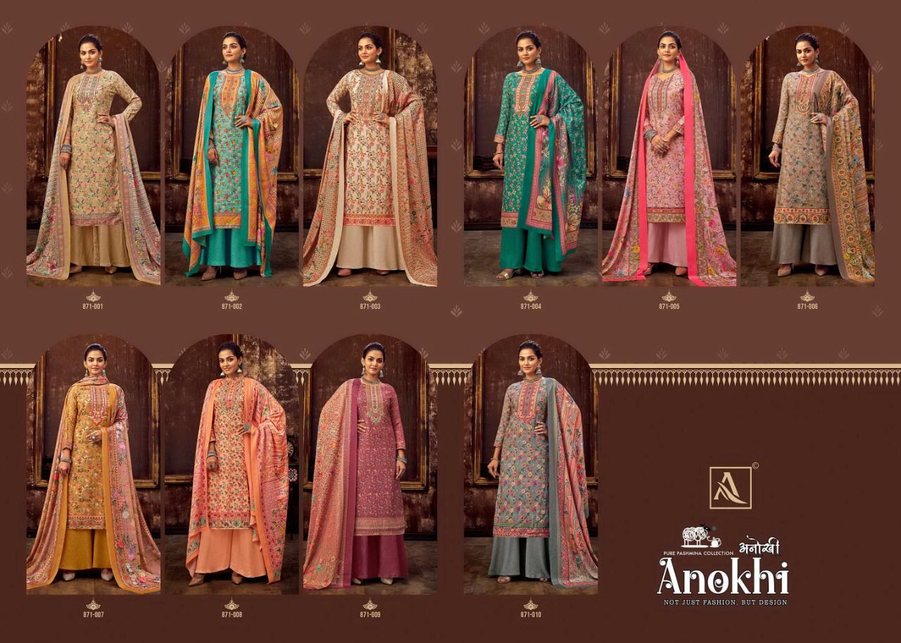 Alok Suits Anokhi 871-001 to 871-010