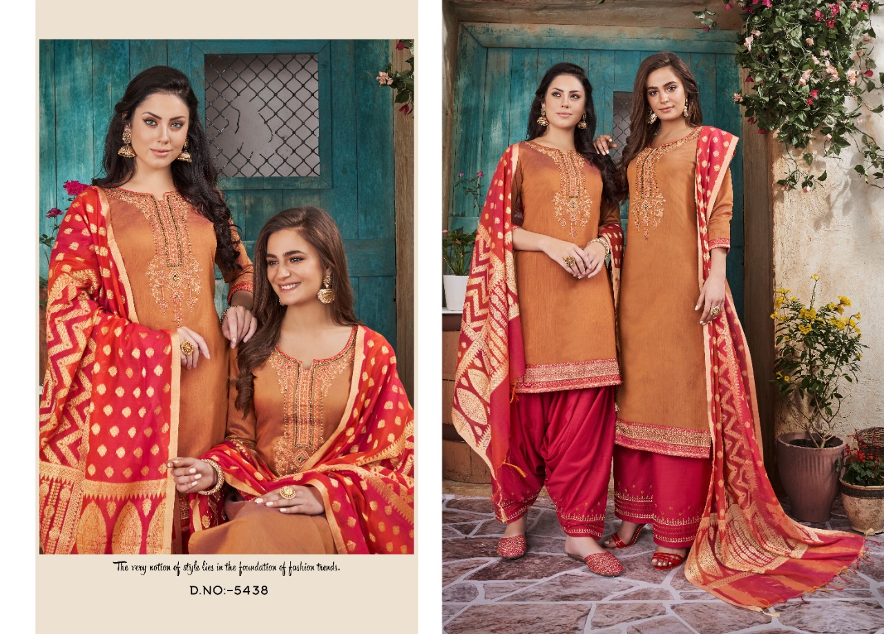 Kessi Fabrics Silk Patiyala 5438 