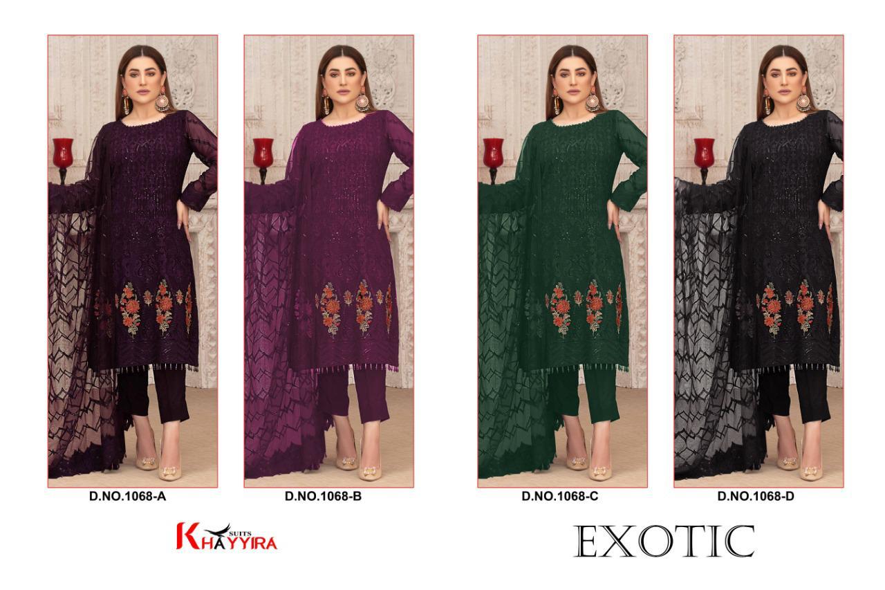 Khayyira Suits Exotic 1068 Colour 