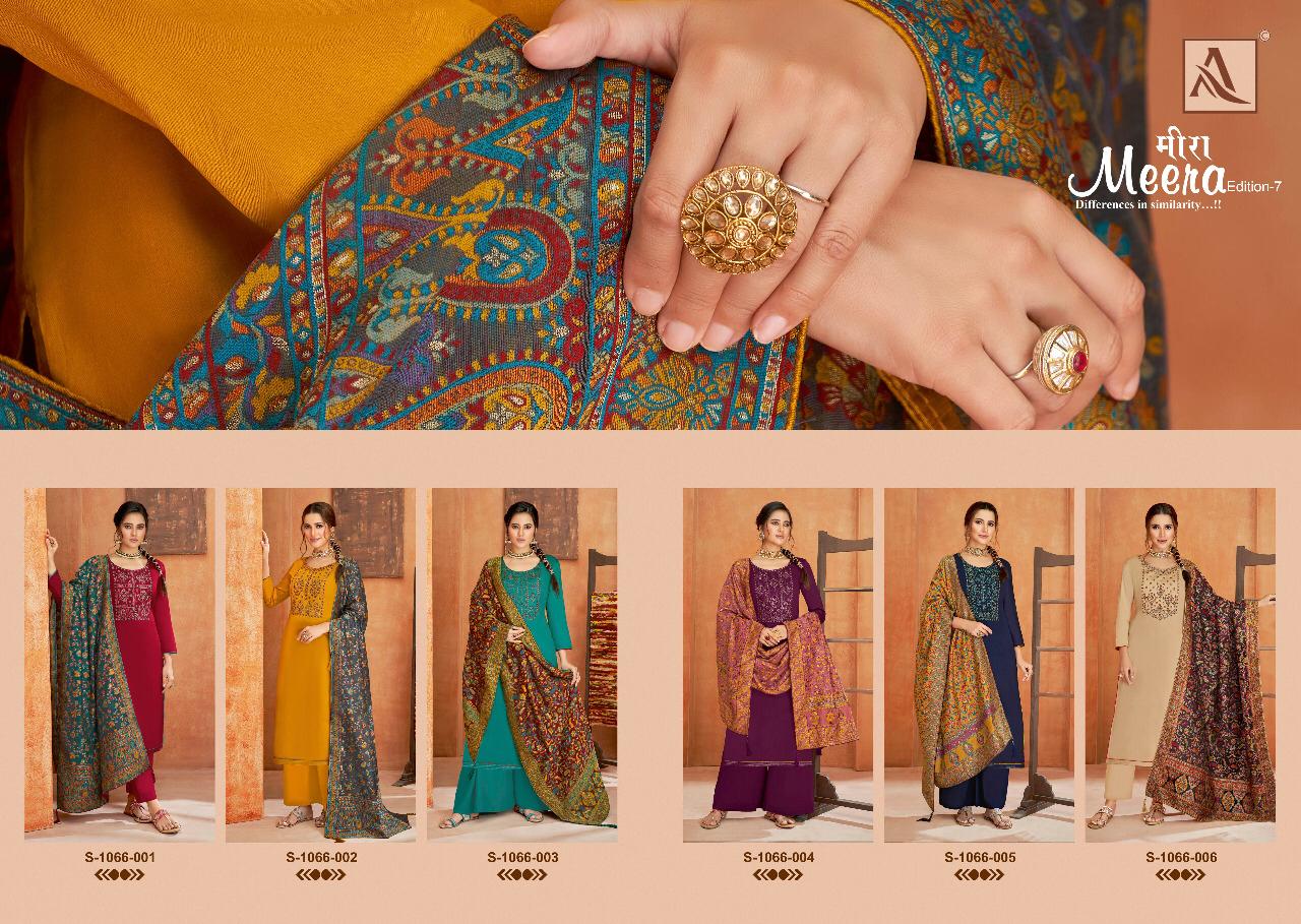 Alok Suit Meera Edition 1066-001 to 1066-006