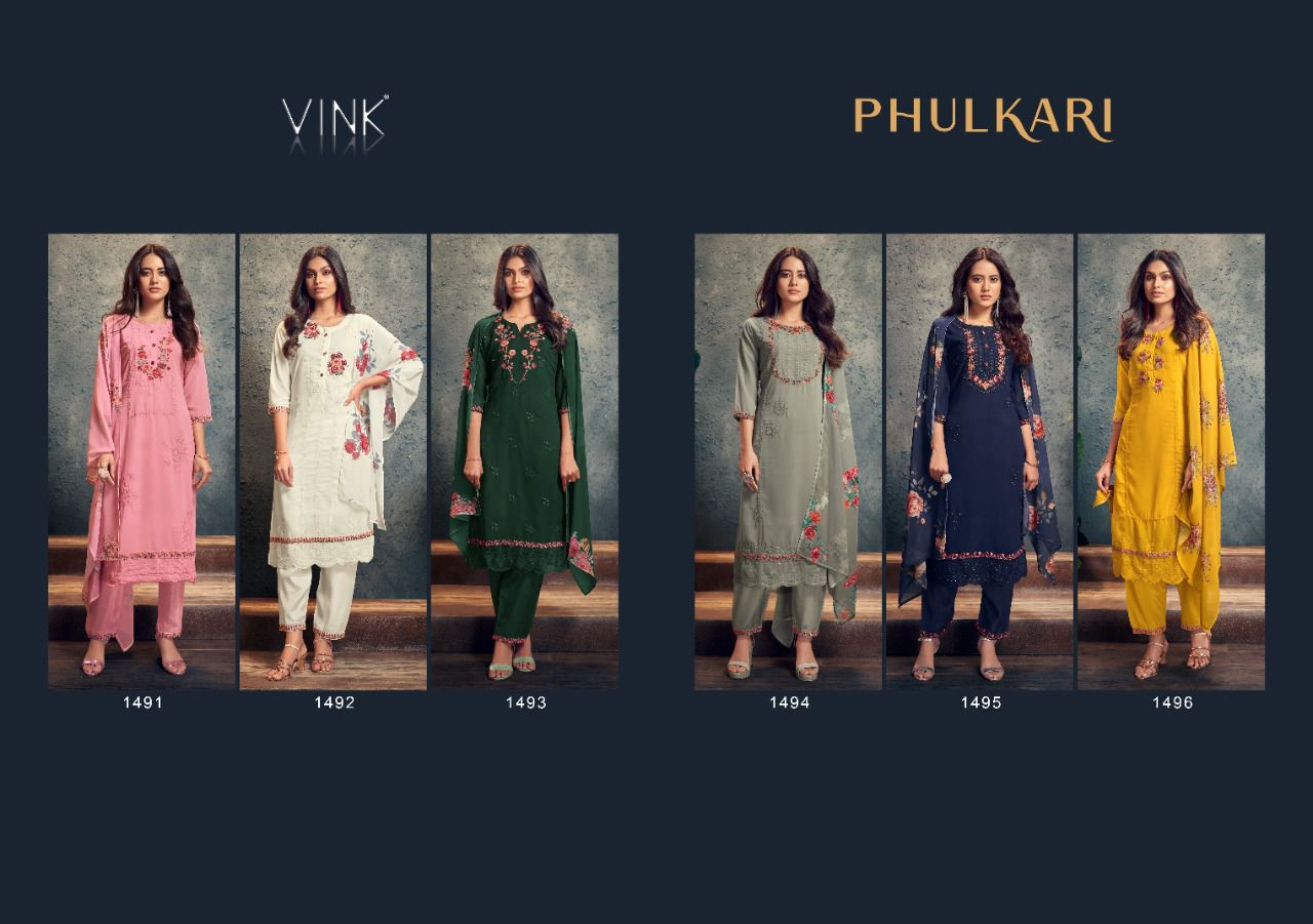 Vink Fashion Phulkari 1491-1496