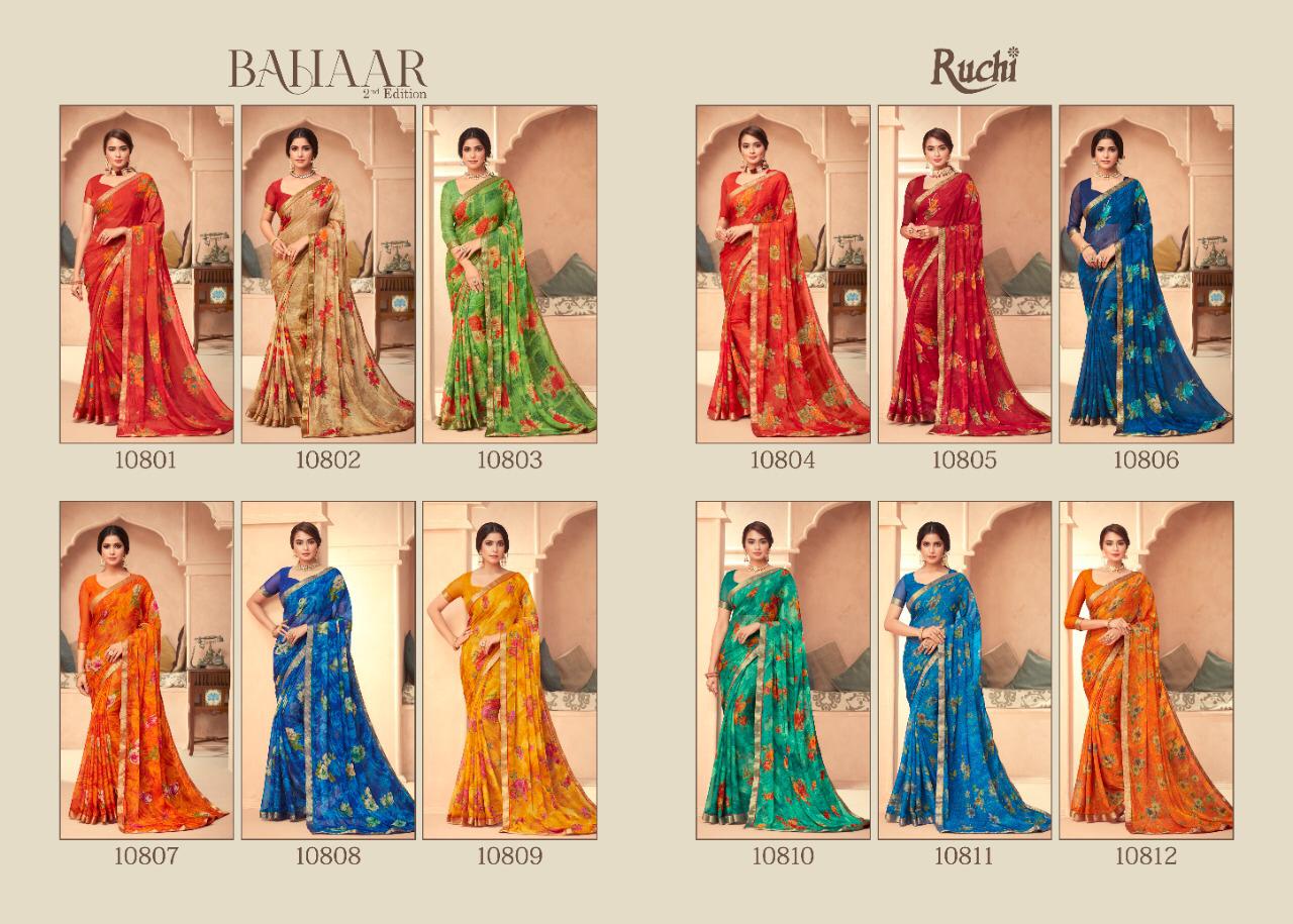 Ruchi Saree Bahaar 2nd Edition 10801-10812