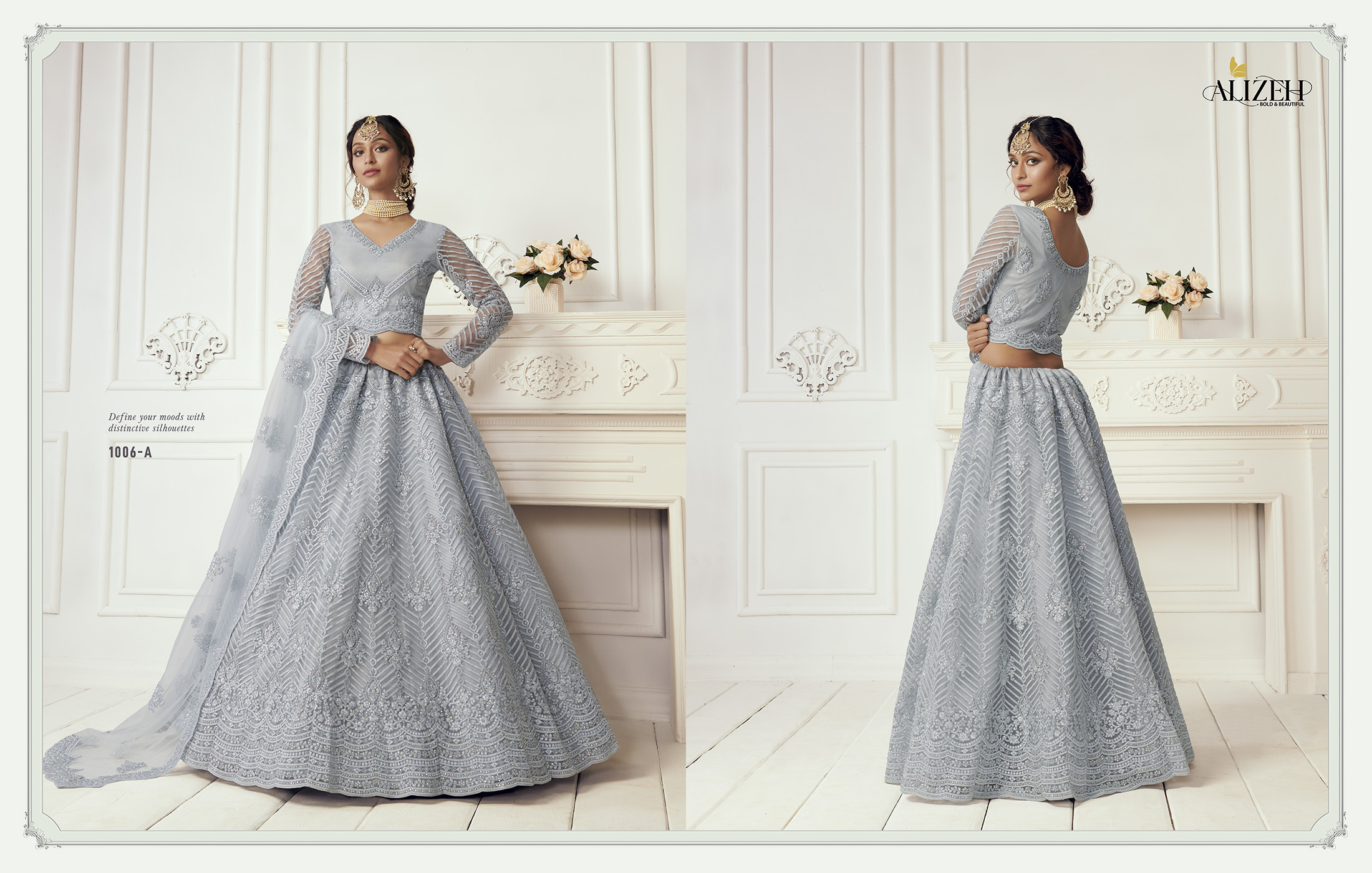 Alizeh Bridal Heritage Colour Saga 1006-A
