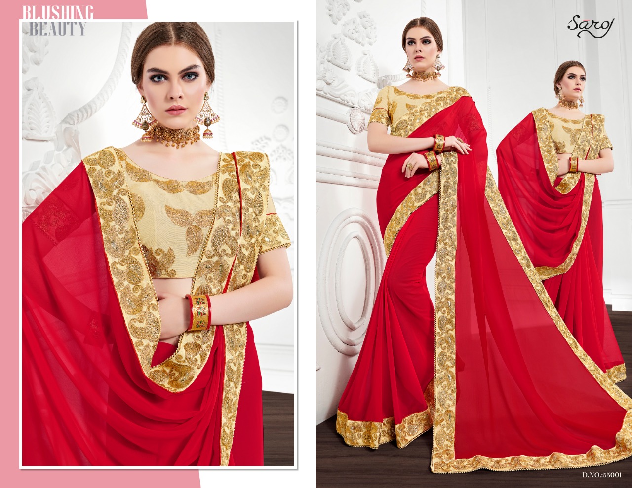 Saroj Saree Indian Fashion 55001
