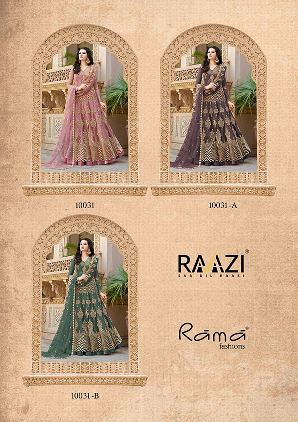 Rama Fashions Raazi Aroos 10031 Colors