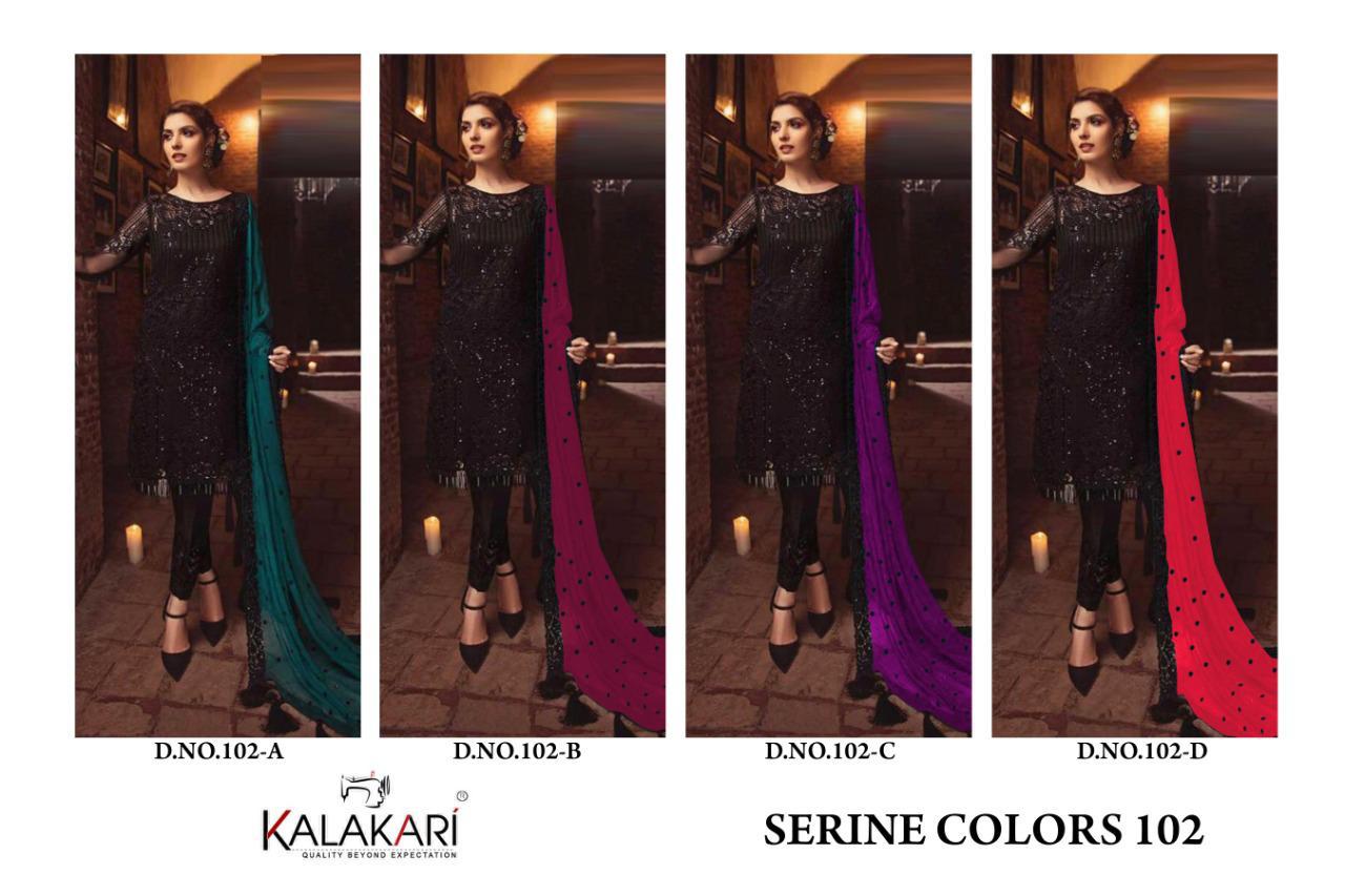 Khayyira Suits Serene Colors 102 