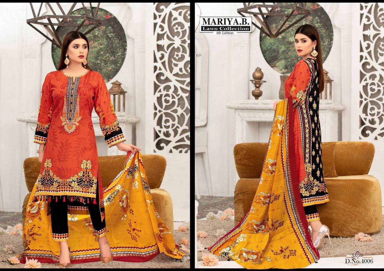 Maria B Lawn Collection  4006