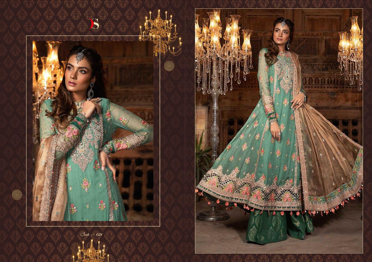IVYONA BY DEEPSY PURE VISCOSE JACQUARD WITH HAND EMBROIDERY SALWER KAMEEZ  WHOLESALE RATE