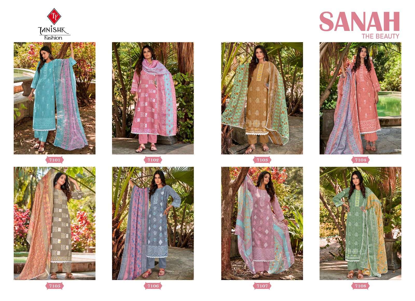 Tanishak Fashion Sanah 7101-7108