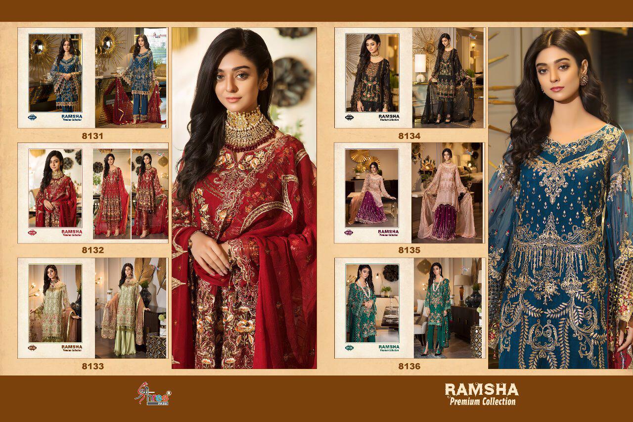 Shree Fabs Ramsha Premium Collection 8131-8136