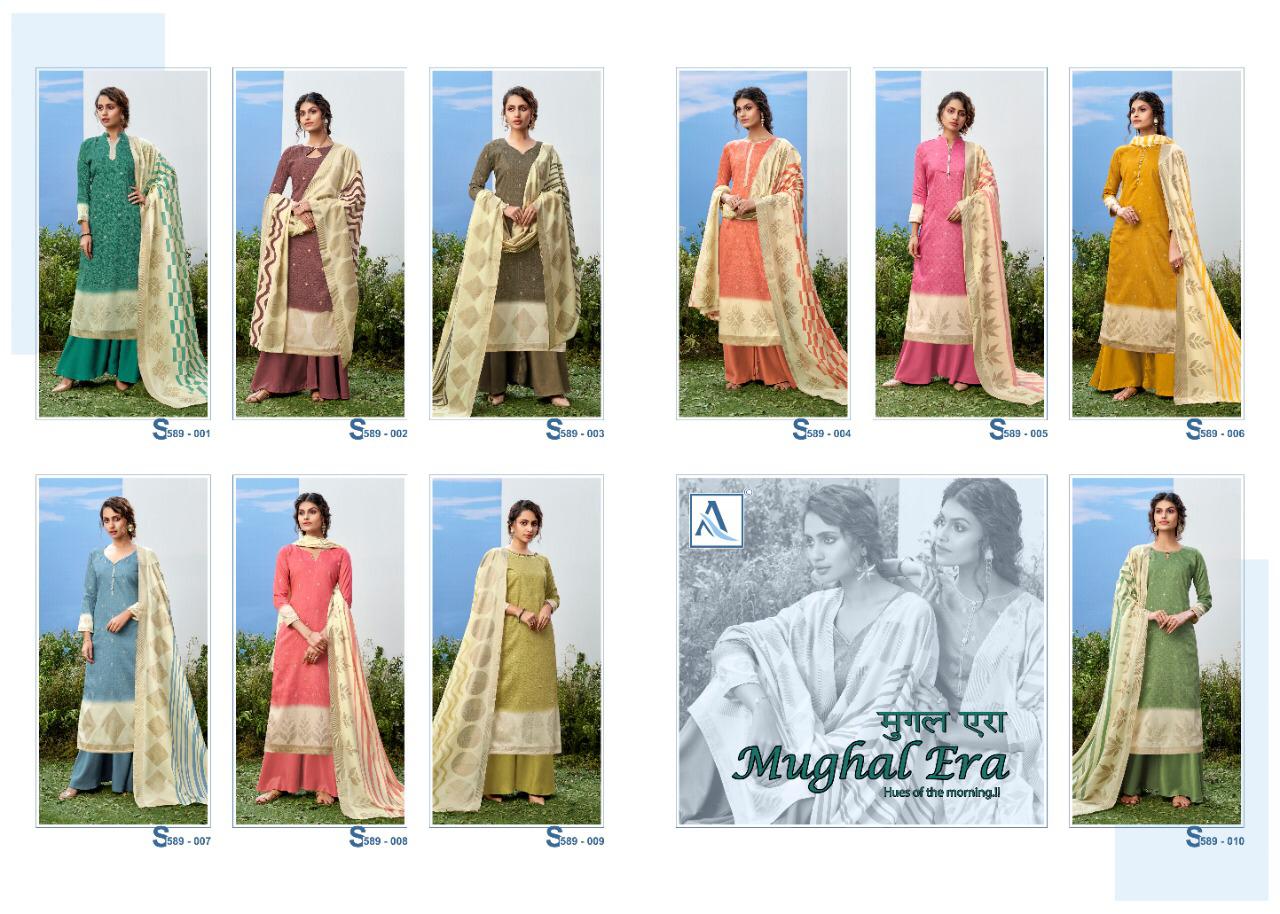Alok Suits Mughal Era 589-001 to 589-010