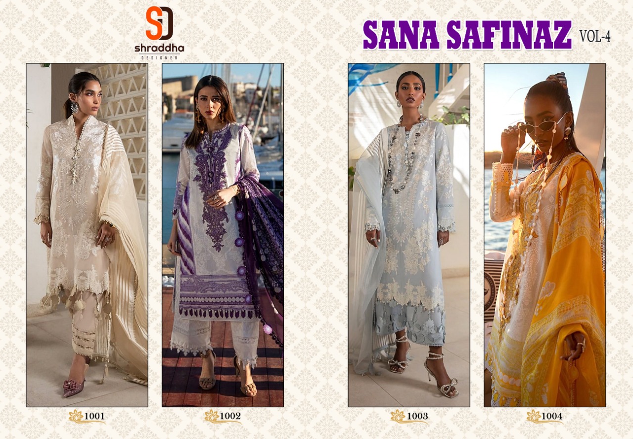 Shraddha Designer Sana Safina 1001-1004
