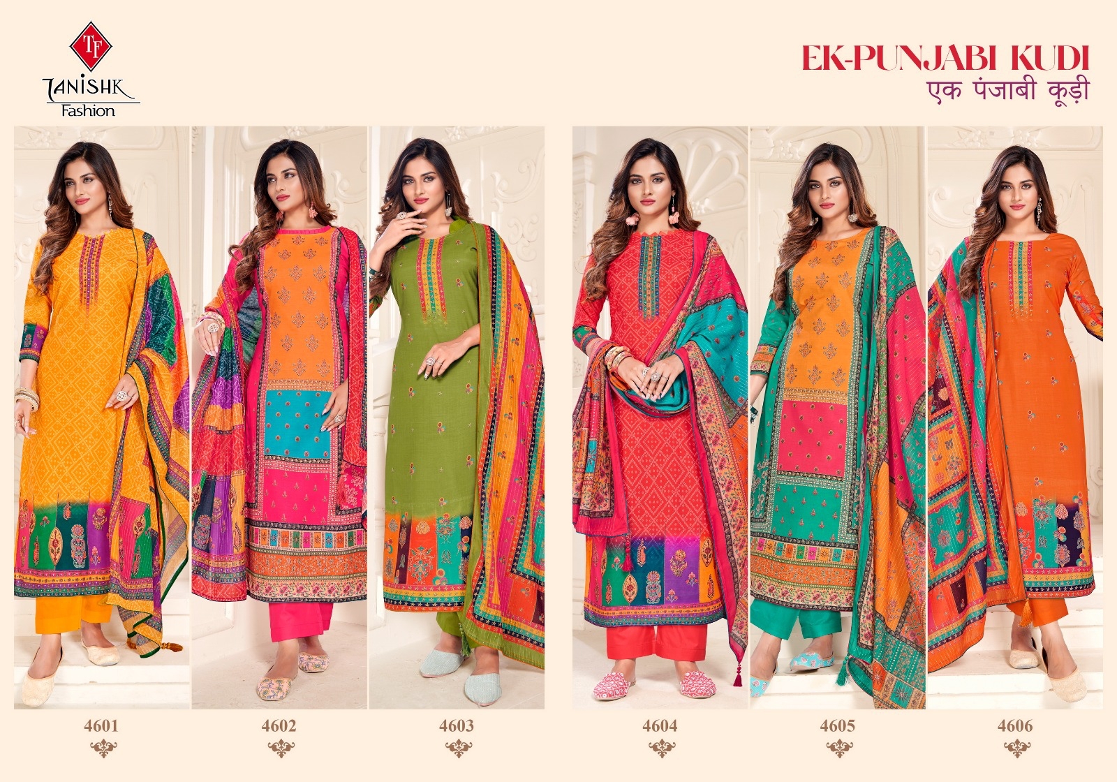 Tanishak Fashion Ek Punjabi Kudi 4601-4606