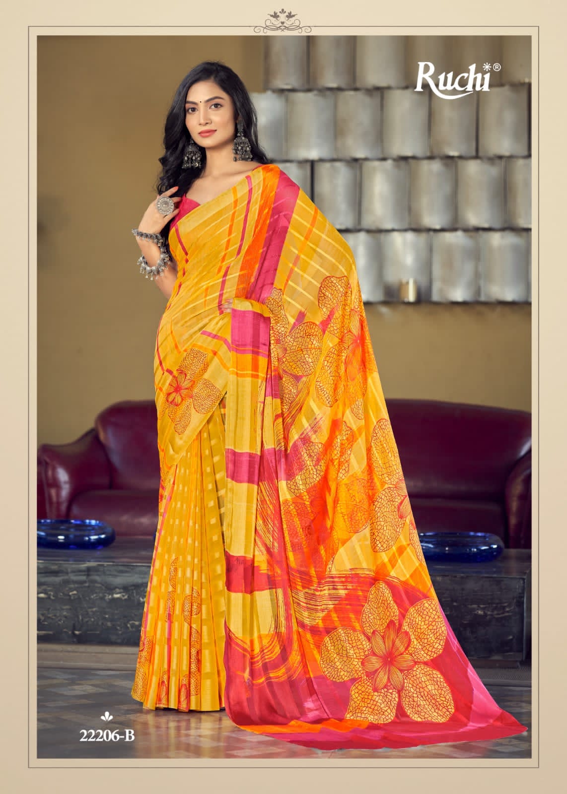 Ruchi Saree Vartika Silk 22206-B