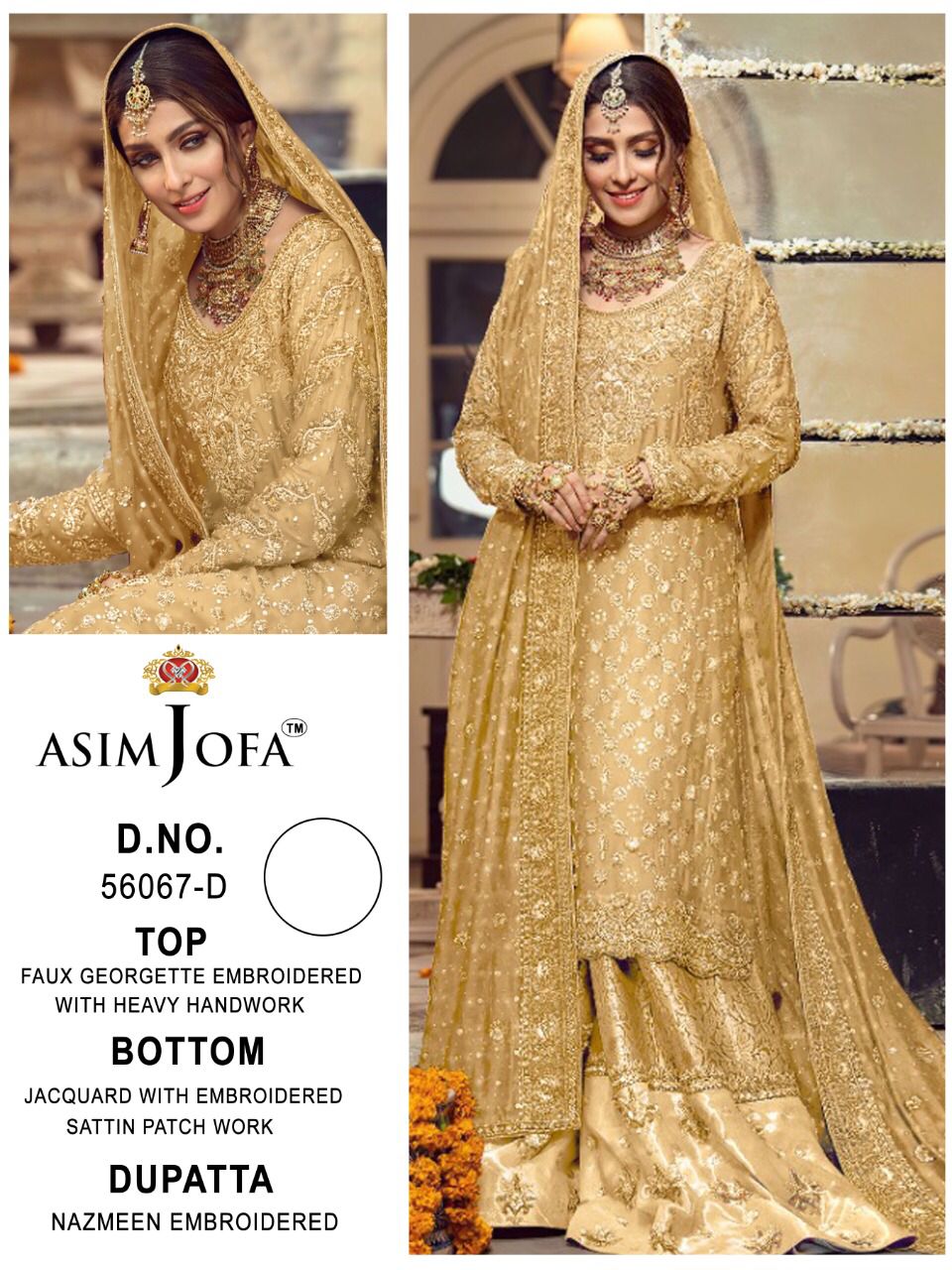 Asim Jofa Bridal Collection 56067-D
