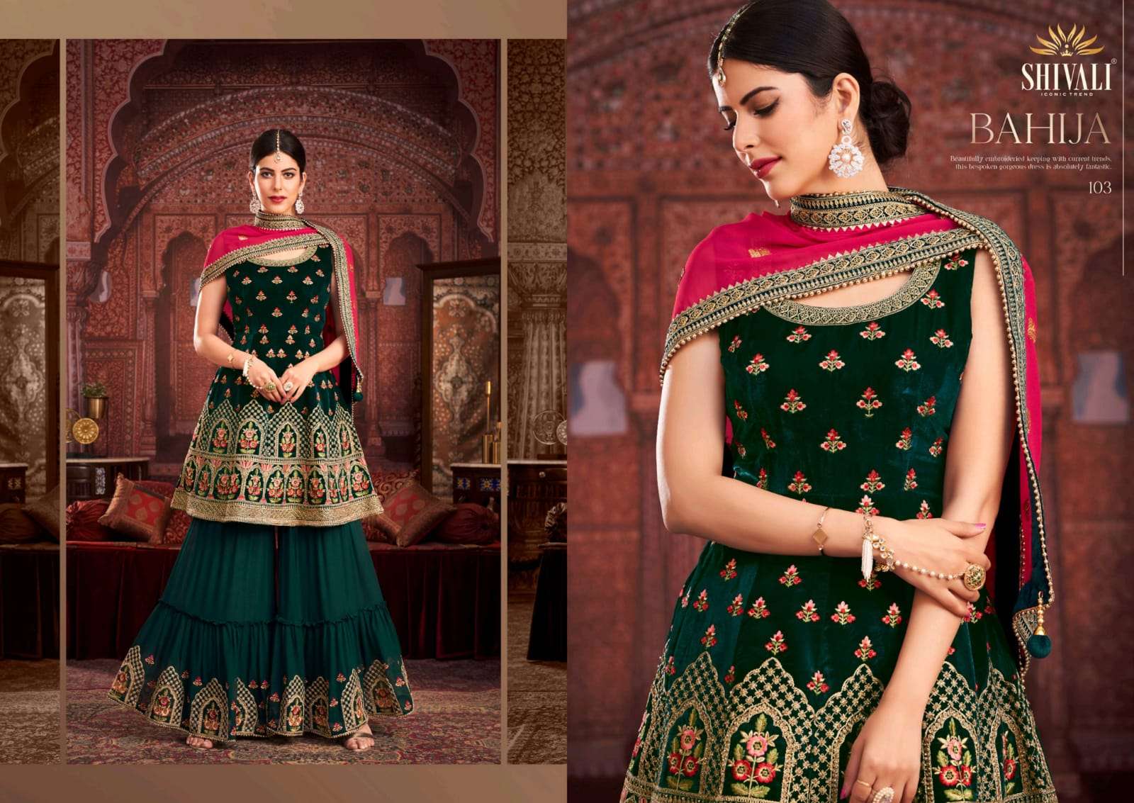 Shivali Fashion Urvashi Velvet 103