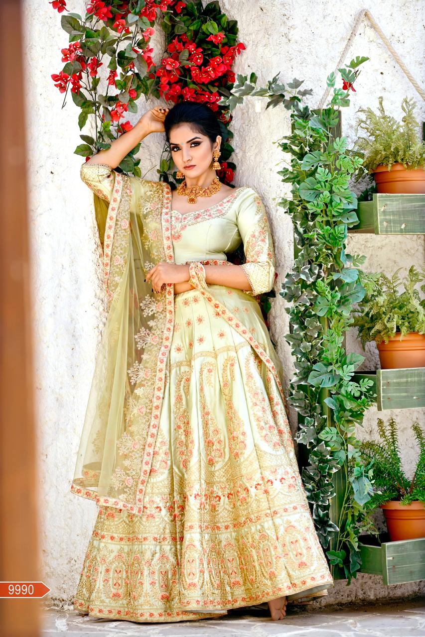 Beautiful Lehenga-Choli with superb embellishments. | Women dress  collection, One piece dress, Bridal dresses