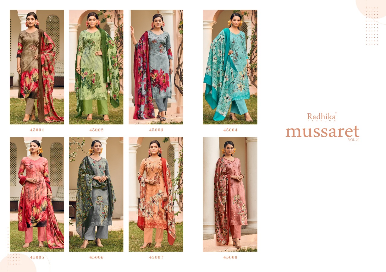 Radhika Fashion Mussaret 45001-45008
