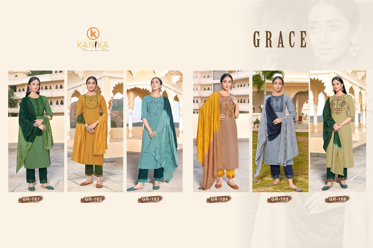Kanika Fashion Grace GR-101 to GR-106