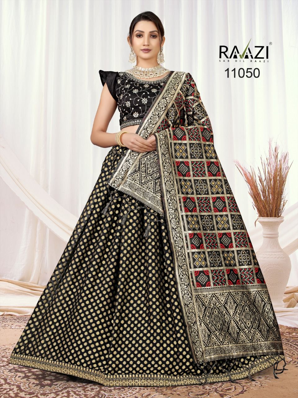 Rama Fashion Raazi Jacquard Lehenga 11050