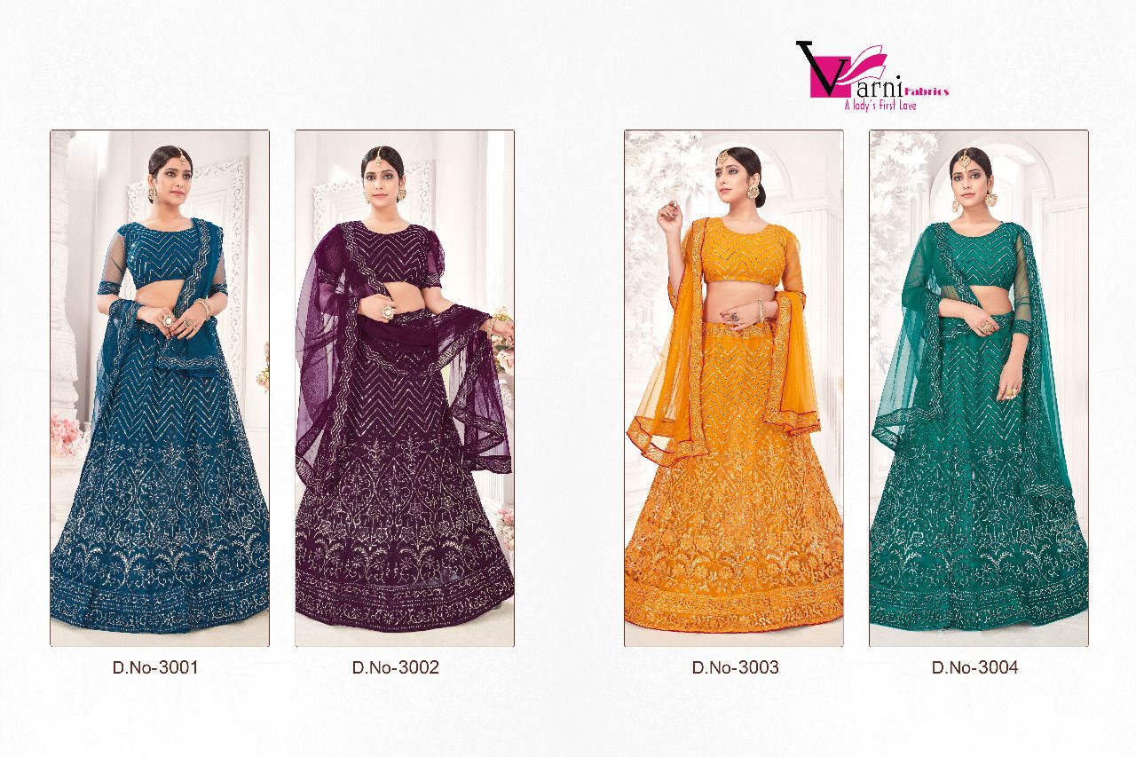 Varni Fabric Zeeya Noor 3001-3004