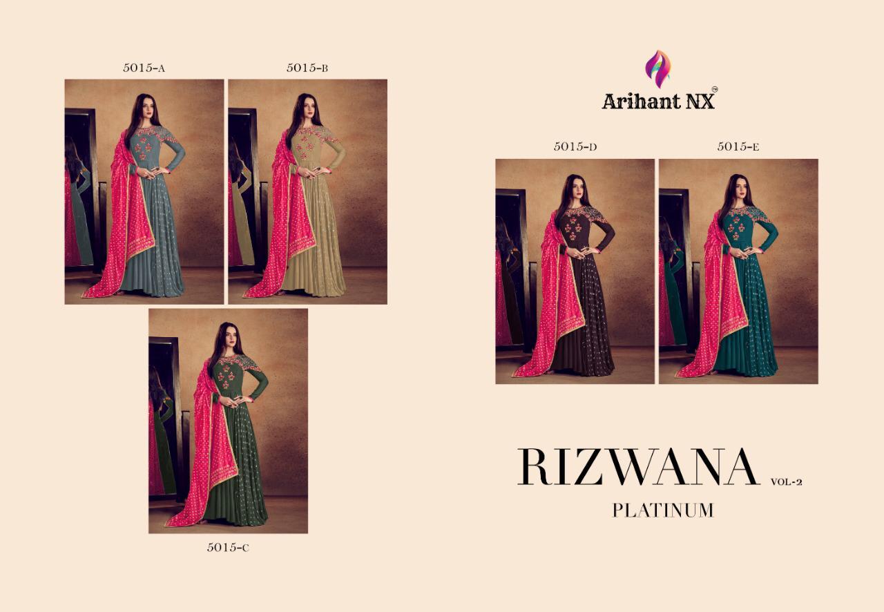 Arihant Designer Rizwana 5015 COLORS