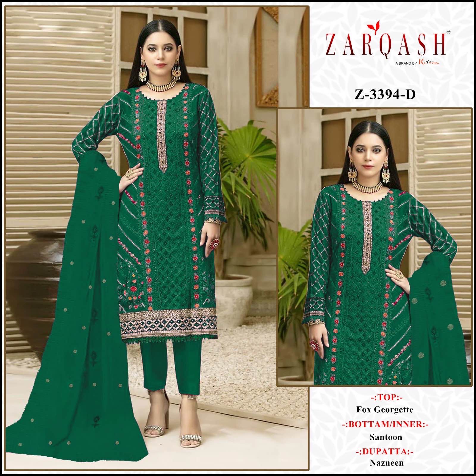 Zarqash Suits Z-3394-D