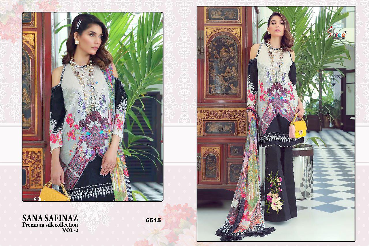 Shree Fabs Sana Safinaz Premium Silk Collection 6515