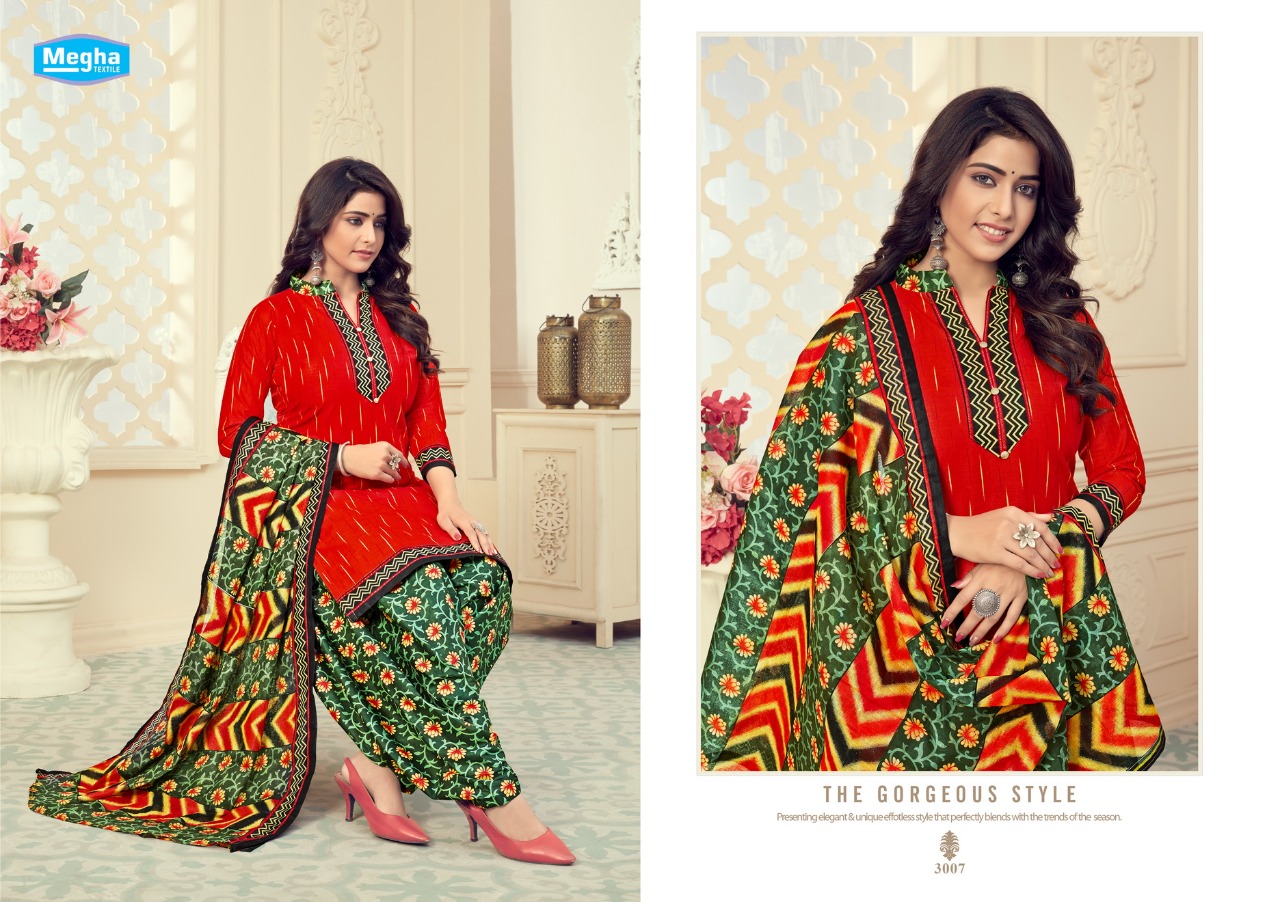 Megha Textile Rang Resham 3007