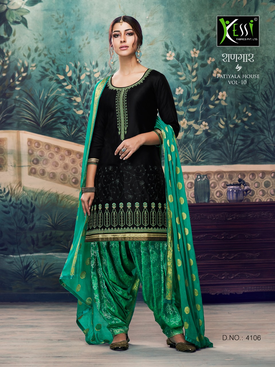 Kessi Fabrics Shangar By Patiala House 4106
