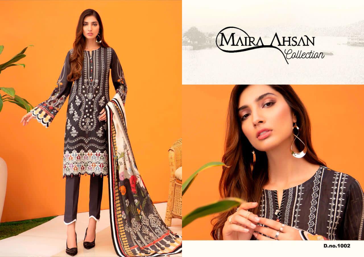 Maira Hasan Luxury Lawn Collection 1002