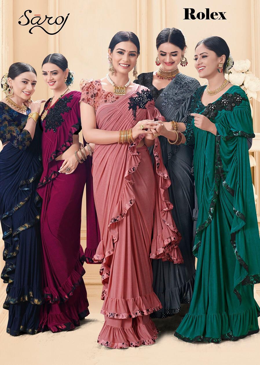 Saroj Rolex Party Wear Saree Colors