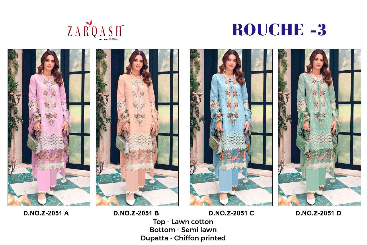 Zarqash Rouche Z-2051 Colors 