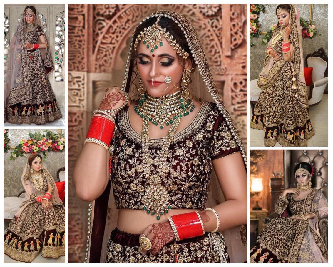 Bollywood Bridal Designer Lehenga DJ-134 Colors