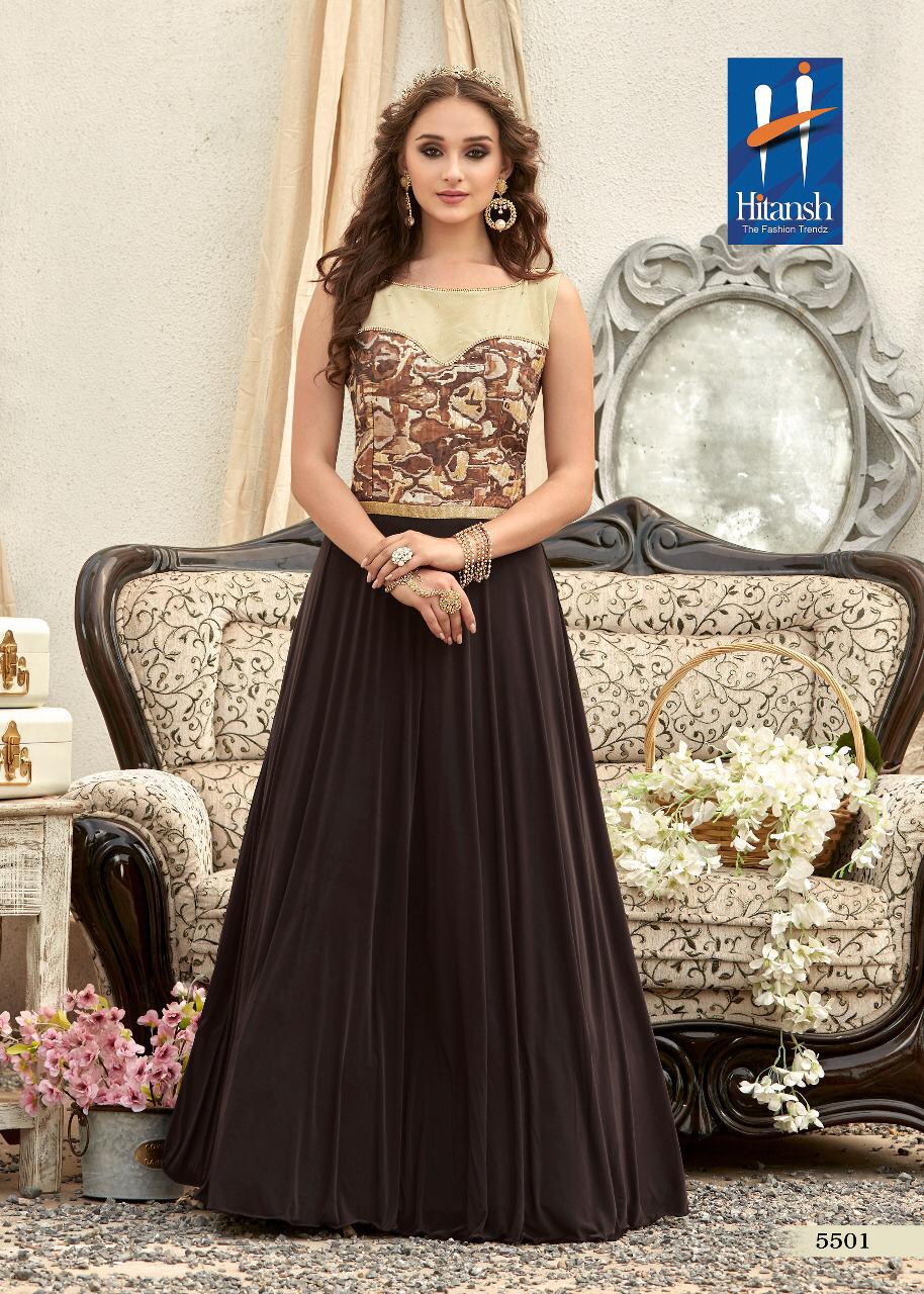 Buy PIVAXIS Stylish Dress/Wedding Gown/Fancy Fashion Gaun/Embroidered  Georgette Semi-Stiched Anarkali Gown with Dupatta for Women/Girls - Free  Size at Amazon.in