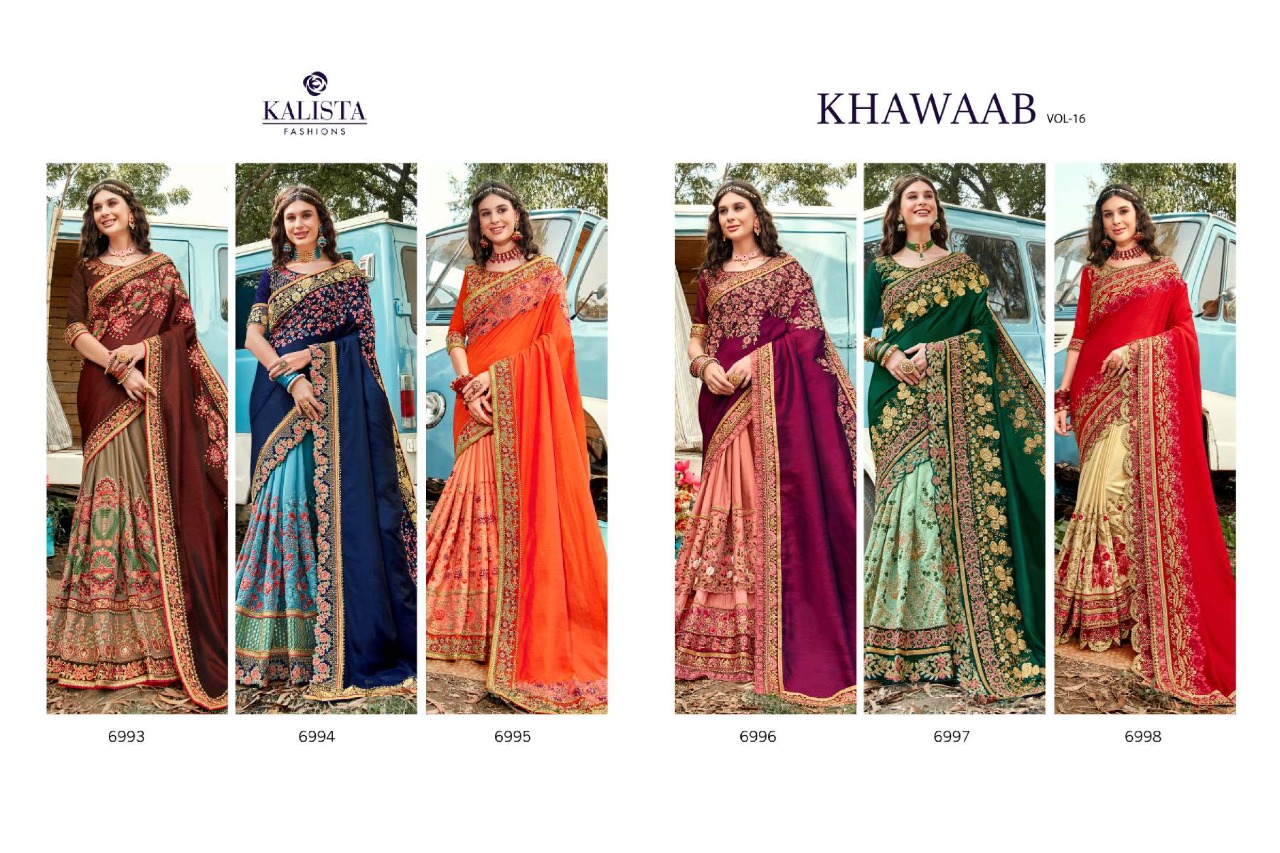Kalista Fashion Khawaab 6993-6998