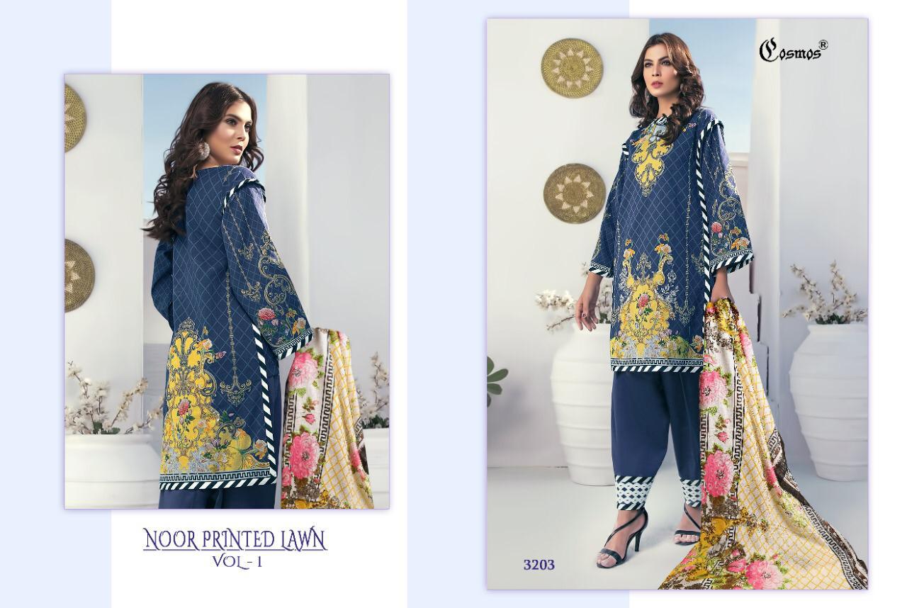 Cosmos Fashion Noor Printed Lawn 3203