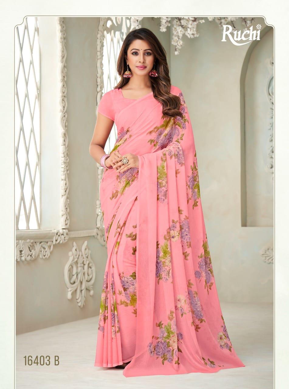 Ruchi Saree Star Chiffon 76 Edition 16403-B