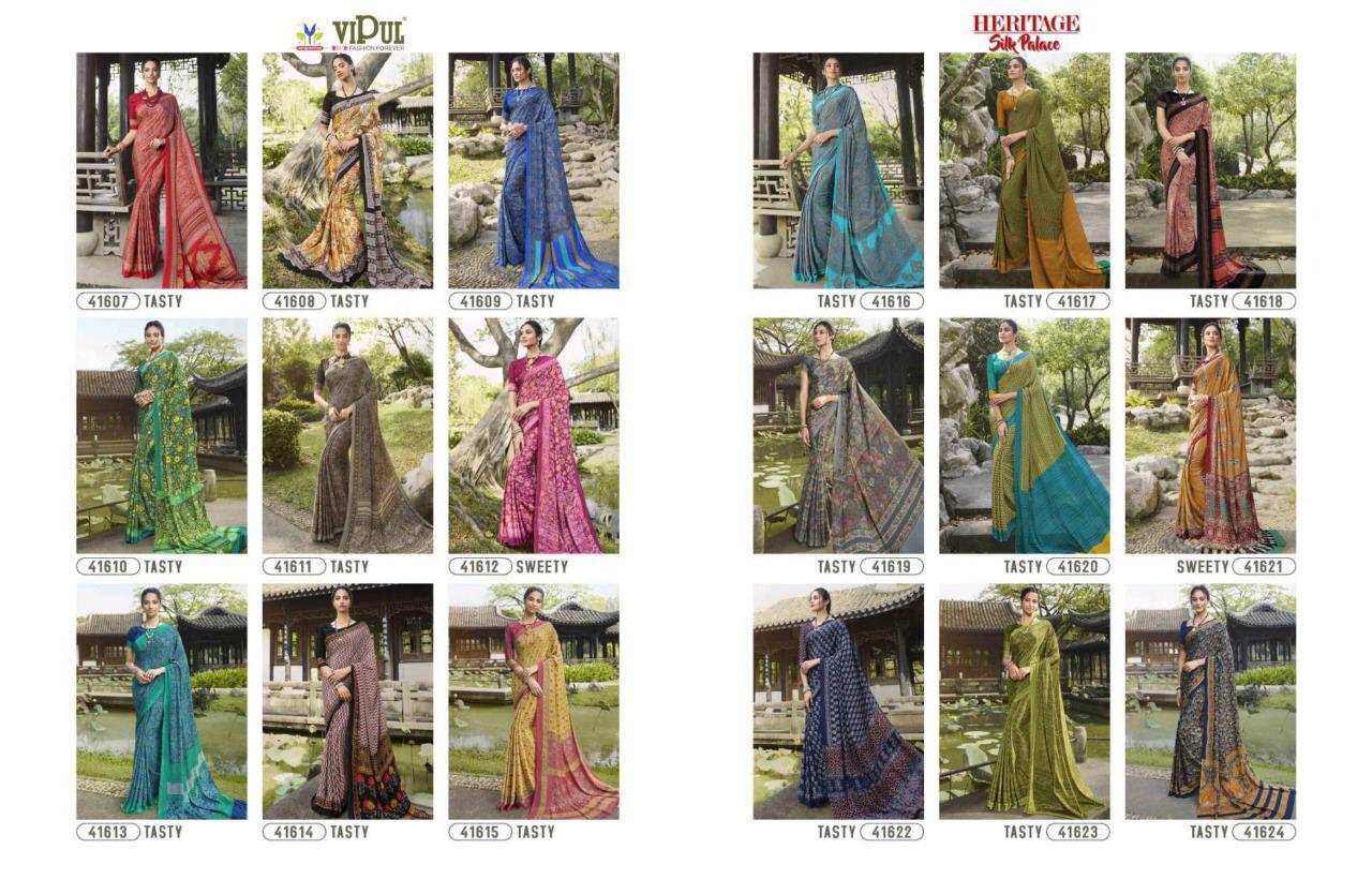 Vipul Fashion Heritage Silk Palace 41607-41624