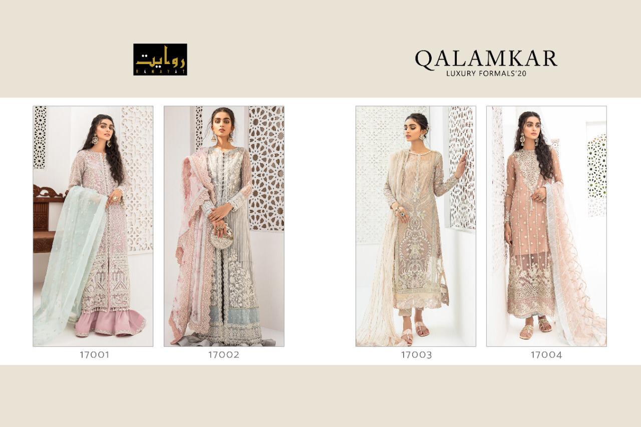 Rawayat Qalamkar Luxury Formals 17001-17004