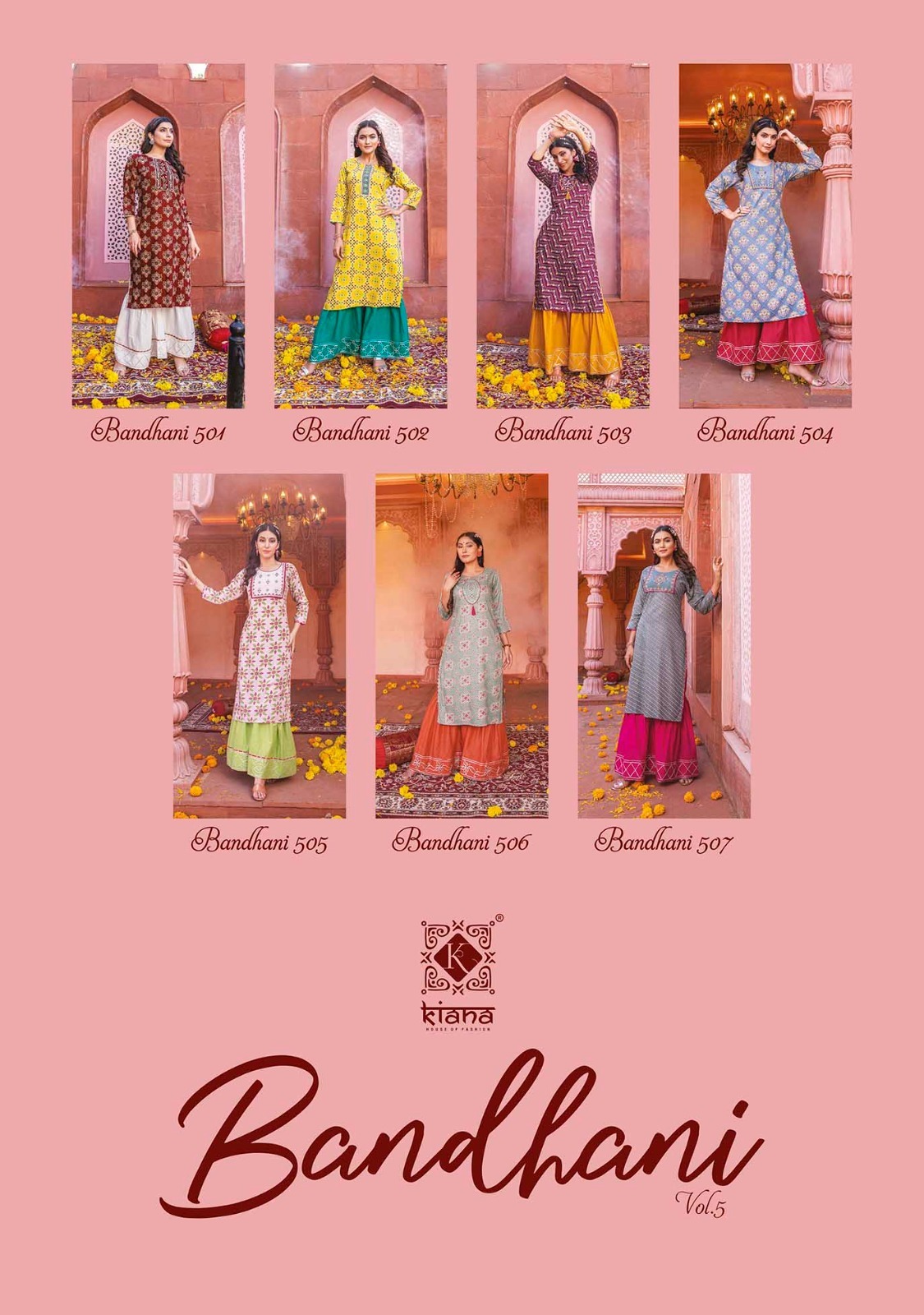 Kiana Fashion Bandhani 501-507