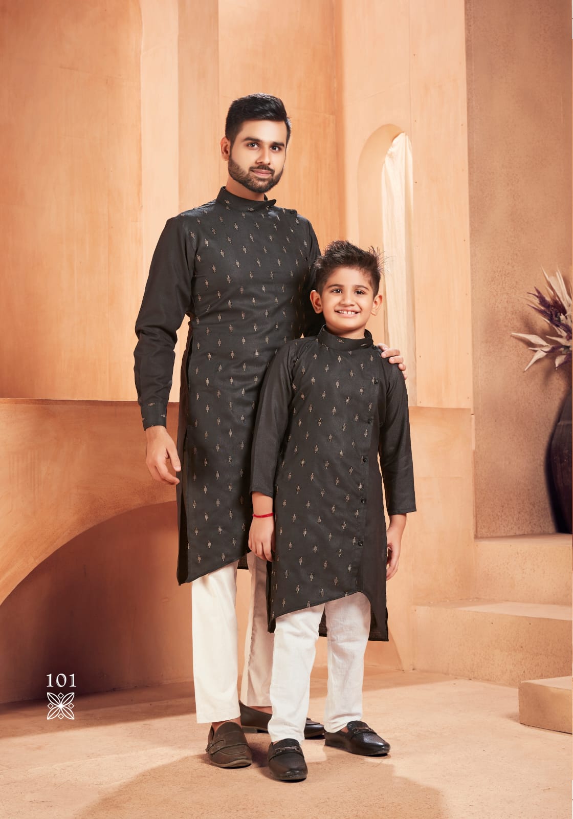 Custom Dress: Family Matching Kurta Set For Father & Son And Saree And  Lehenga Set For Mom & Daughter – YOSA INSTYLE