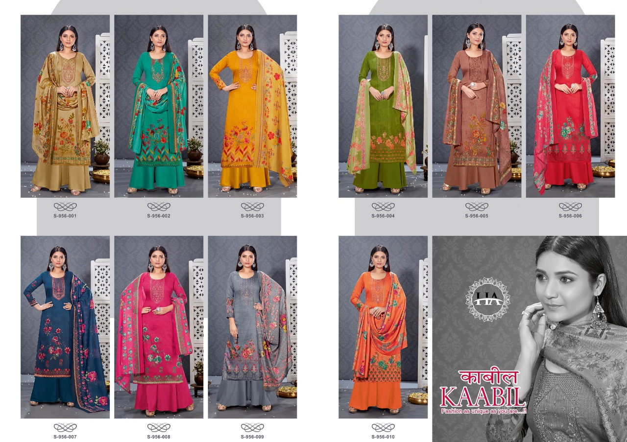 Harshit Fashion Kaabil 956-001 to 956-010