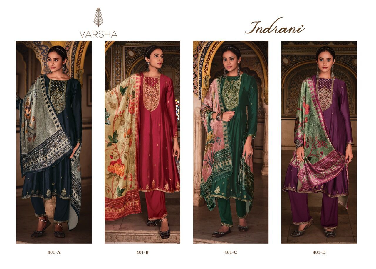 Varsha Fashion Indrani 401 Colors 